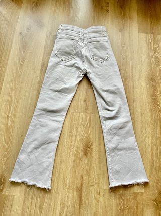 Pantalones campana Zara blancos talla 34