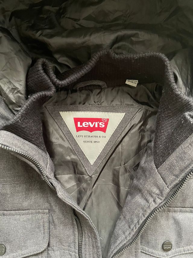 Giacca imbottita trapuntata Levi's grigio scuro - Taglia M