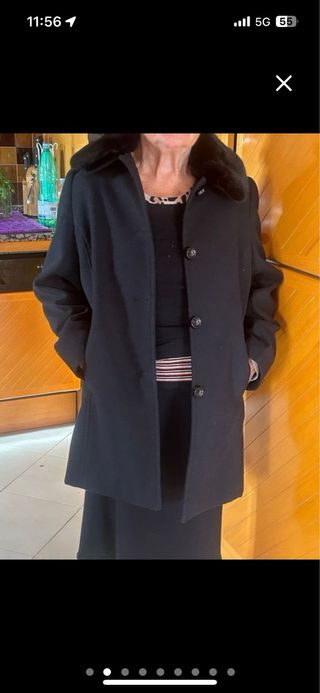 Caban foderato con pelliccia