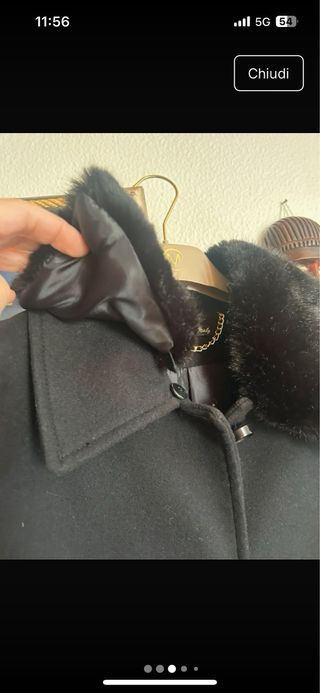 Caban foderato con pelliccia