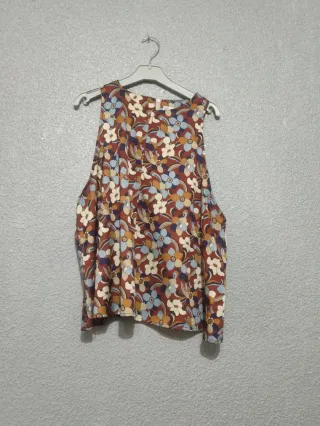 Conjunto Verano Flores Top y Pantalón