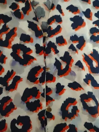 Camisa Cortefiel Estampado Animal Print.