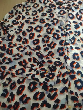 Camisa Cortefiel Estampado Animal Print.