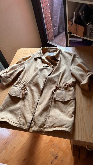 Chaqueta Beige Mujer