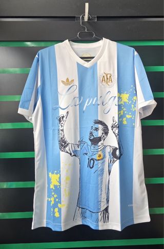 Camiseta Argentina Messi La Pulga Adidas