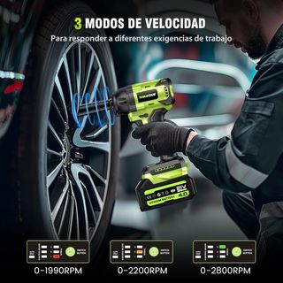 Llave de Impacto 21V 550Nm + Accesorios