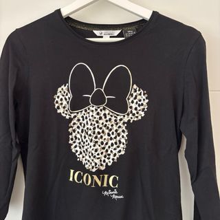 Camiseta Cortefiel Mujer Talla S Negra Minnie