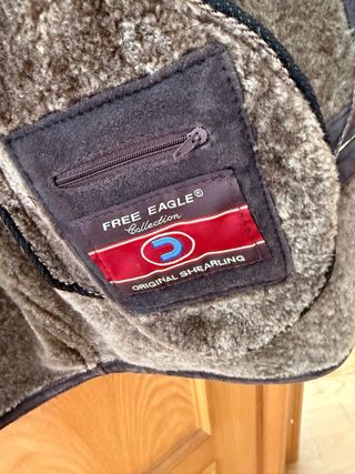 Abrigo tres cuartos piel de oveja