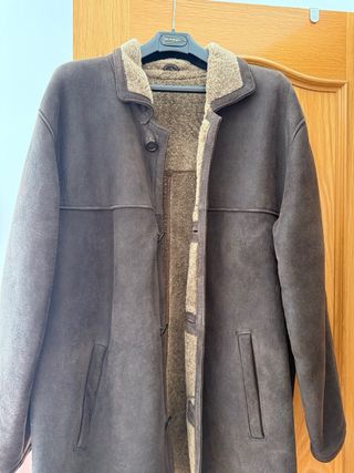Abrigo tres cuartos piel de oveja