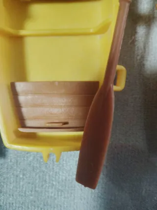 2 Barcas Amarillas Playmobil con Remos