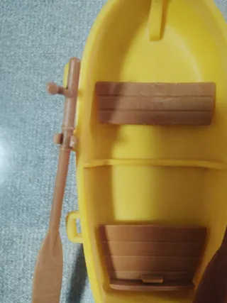 2 Barcas Amarillas Playmobil con Remos