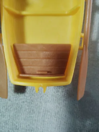 2 Barcas Amarillas Playmobil con Remos