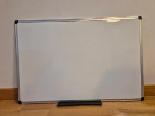 Pizarra blanca imantada y borrable