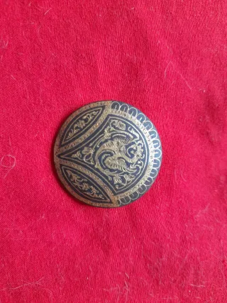 Broche Damasquinado Toledo Antiguo