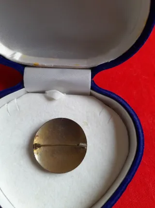 Broche Damasquinado Toledo Antiguo