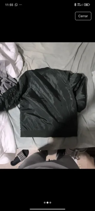 Chaqueta Bomber Maverick Verde