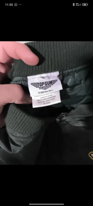 Chaqueta Bomber Maverick Verde