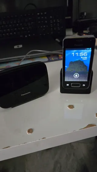 Teléfono fijo Panasonic Inalámbrico