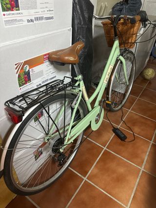 Bicicleta Paseo Mujer Via Venetto Cesta