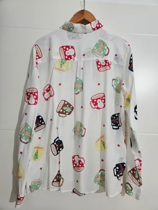 Blusa El Corte Inglés Navidad Estampada