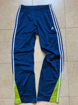 Pantaloni Adidas Unisex Blu/Verde Taglia S