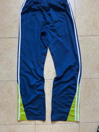 Pantaloni Adidas Unisex Blu/Verde Taglia S