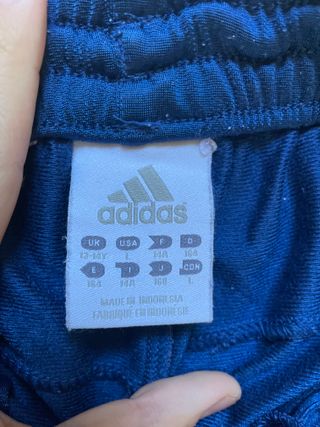 Pantaloni Adidas Unisex Blu/Verde Taglia S