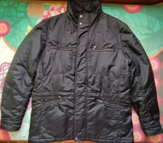 Cazadora Geox Negra Hombre