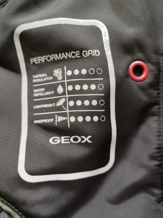 Cazadora Geox Negra Hombre