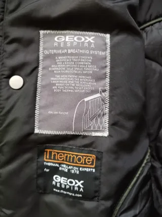 Cazadora Geox Negra Hombre