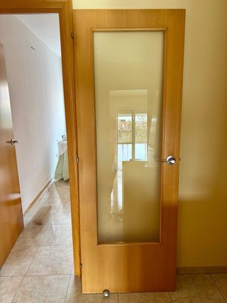 Conjunto 3 puertas madera con marco