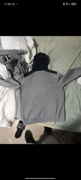 Sudadera John Smith Gris y Negra