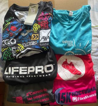 Pack 6 Camisetas Deportivas Running