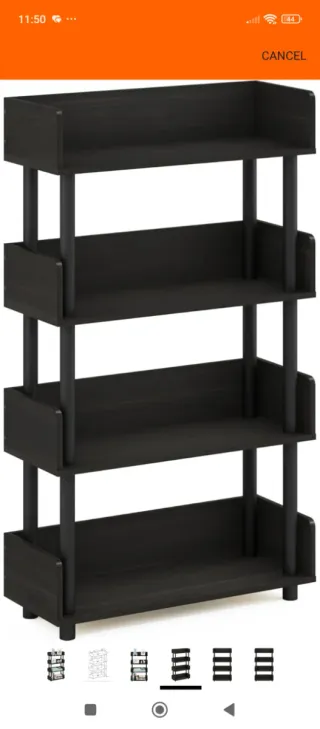 Estantería 4 Niveles Sin Herramientas