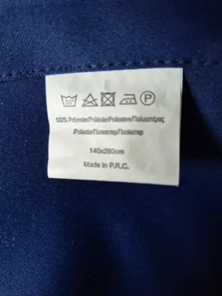 Tendone oscurante blu cm 140 x 280