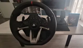 Volante Hori RWA PS3/PS4 +Juego Gran Turismo Sport