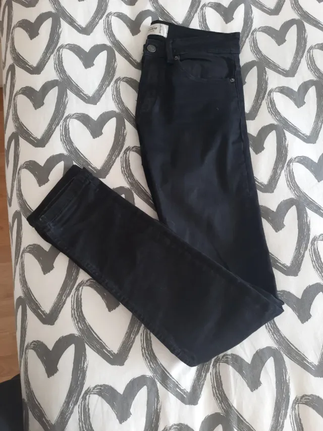 Vaqueros negros hombre T36