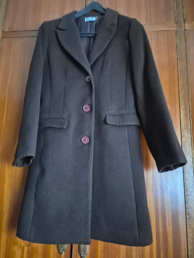 Abrigo marrón talla 38