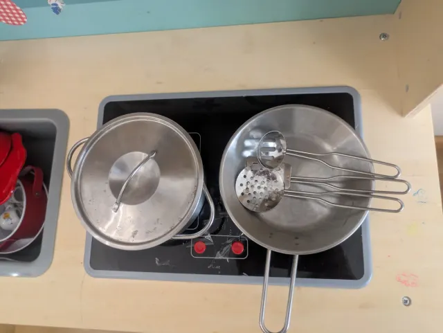 Cocina Infantil Aldi con uso