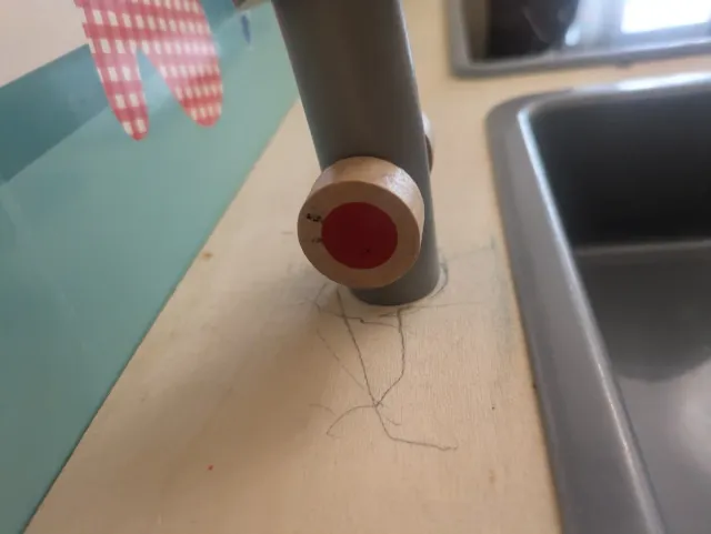 Cocina Infantil Aldi con uso