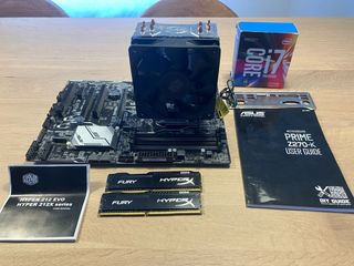 CPU Intel i7-7700K y Placa Base Asus Z270-K