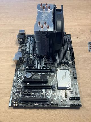 CPU Intel i7-7700K y Placa Base Asus Z270-K