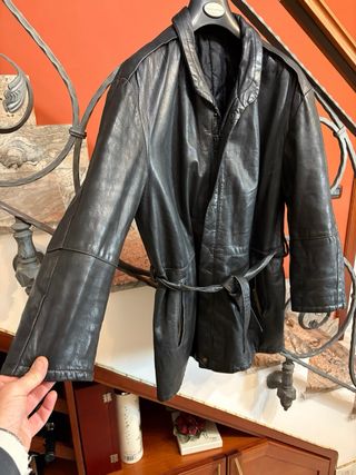 Giacca uomo vera pelle vintage