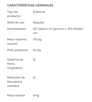 Bicicleta Elíptica BH ZK 200