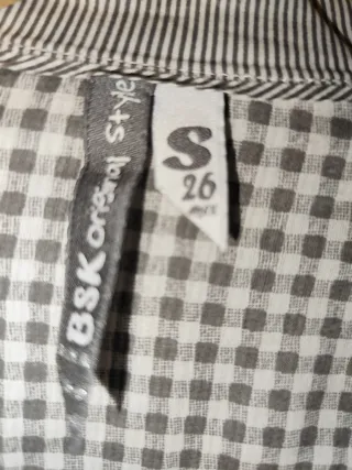 Camisa Bershka rayas S/36/8