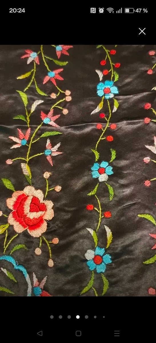 Mantón de Manila bordado. SIN USAR