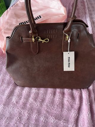 Bolso Miu Miu Marrón Nuevo