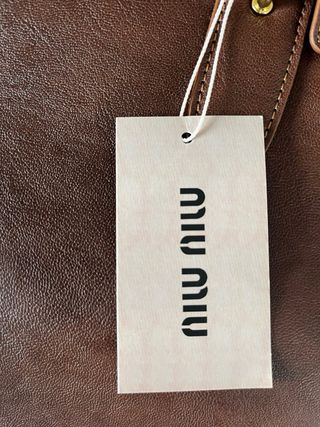 Bolso Miu Miu Marrón Nuevo