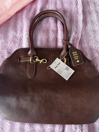 Bolso Miu Miu Marrón Nuevo