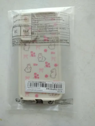 Funda OnePlus Nord CE 5G Conejitos Rosas